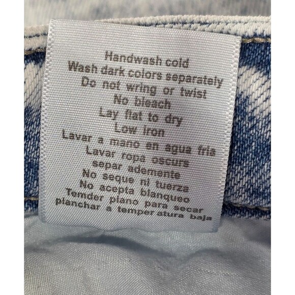 Judy Blue Denim Shorts Embroidered Cherries Distressed Stonewashed Plus Size 1XL - Picture 5 of 16